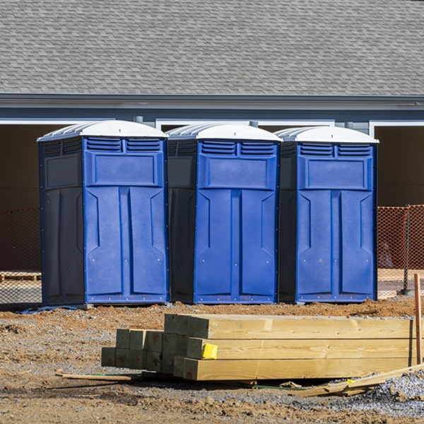 are there any restrictions on where i can place the porta potties during my rental period in Deer Lodge